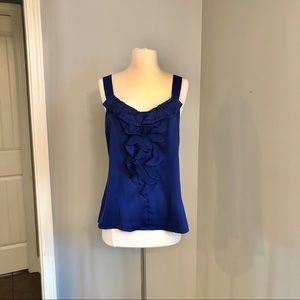 WHBM Royal Blue Silky Tank Top